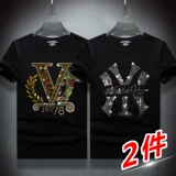 Трендовая летняя хлопковая футболка с коротким рукавом, европейский стиль, оверсайз