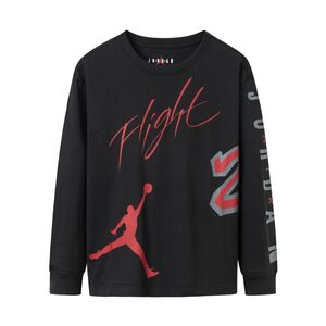 
Jordan children's clothing boys' long-sleeved T-shirt 2026 spring and autumn new sports tops spring style JD2332012