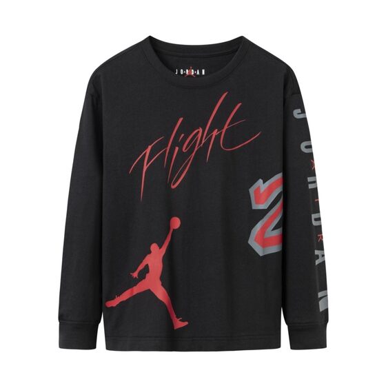 
Jordan children's clothing boys' long-sleeved T-shirt 2026 spring and autumn new sports tops spring style JD2332012