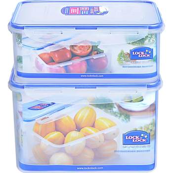 LOCK flagship store lunch box sealed crisper box