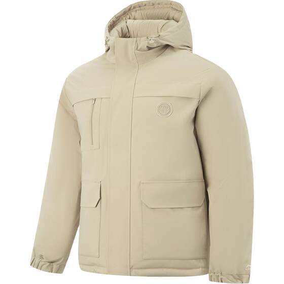 
Li Ning Aerospace Dynamic Warm Down Jacket Men's Winter Official New Hooded Clothes Short Workwear Sports Jacket