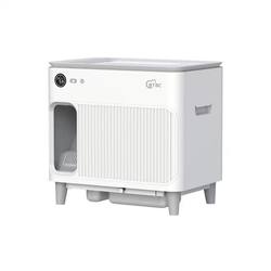 catac smart cat litter box extra large deodorizing and sterilizing