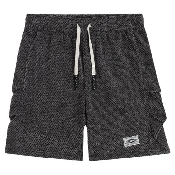 
PANMAX plus size men's trendy brand summer American cool textured loose breathable soft sports shorts three-quarter pants