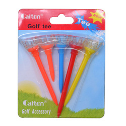 Portapalle Per Tee Con Punta In Plastica Per Tee Da Golf, 5 Pezzi In Scatola Colorata