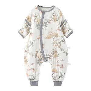 European pregnancy Xiaobingxin baby sleeping bag spring and summer bamboo fiber Tencel gauze baby anti-kick quilt children's split-leg sleeping bag