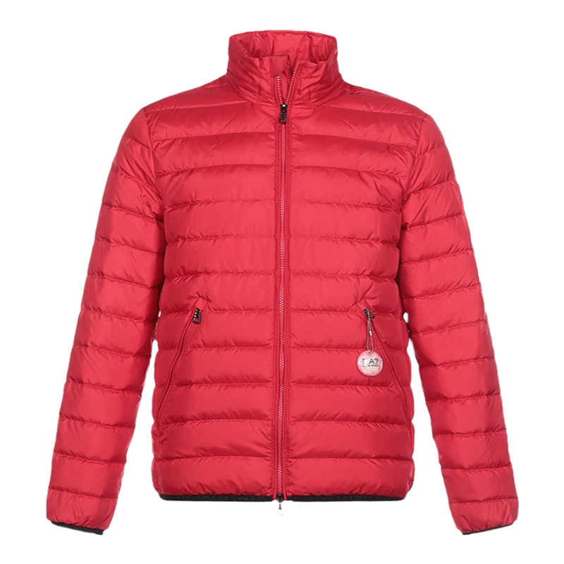 EA7阿玛尼男士隐藏式连帽薄款鸭绒羽绒服外套6HPB14 PN22Z