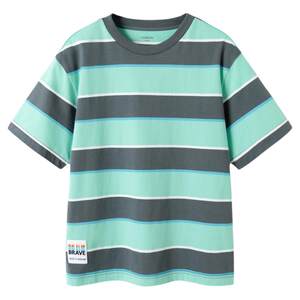 
Balabala children's clothing boy baby short-sleeved T-shirt children's cotton summer clothing baby clothes striped parent-child clothing trendy