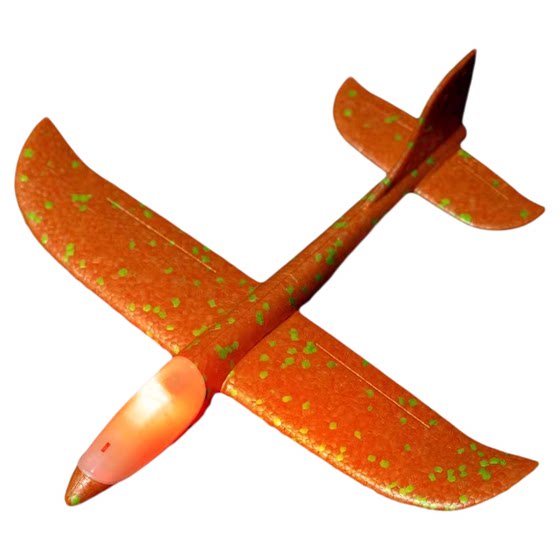 Popular online catapult foam aircraft with a shotgun, throwing children into the sky, outdoor sports toys, little boy