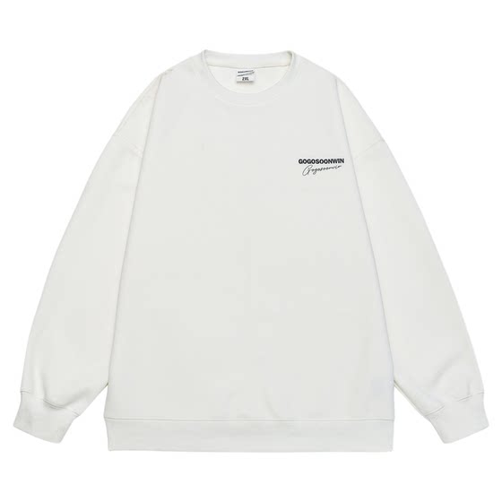 
GOGOSOON men's round neck hooded sweatshirt inner top 2026 spring and autumn new trendy brand high-end sense for teenagers