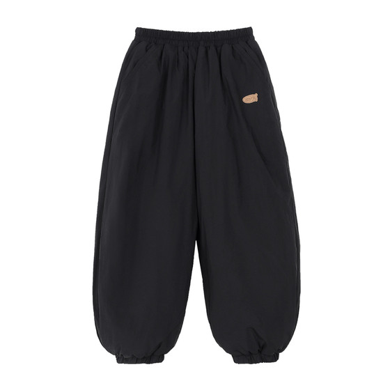 
Little O Dad Baby Boy Baby Down Pants Black Warm 2026 New Baby Winter Outerwear Thick Pants