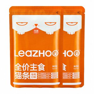 
LEAZOO Cat Snacks Staple Food Cat Strips Special Cat Strips for Adult Cats and Kittens No Additives Silky Chicken Flavor