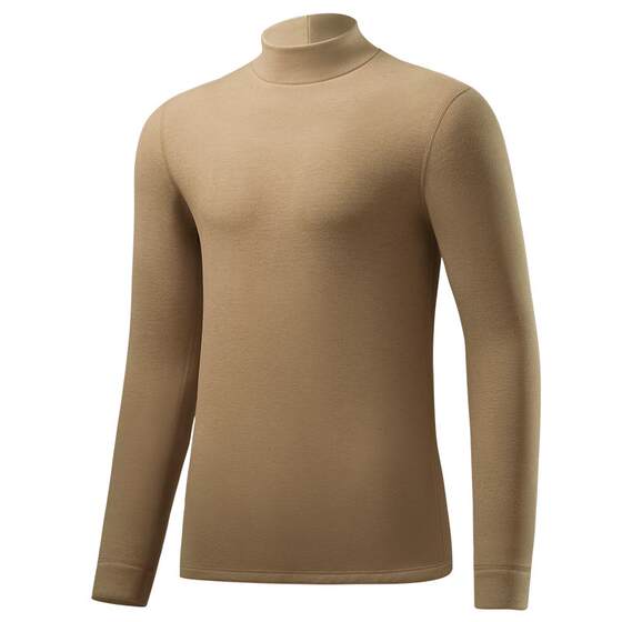 Jianyun wool silk half-high neck bottoming shirt men's long-sleeved T-shirt thickened inner layer Developer heat warm top winter