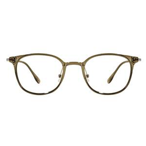 Women with glasses frames can be matched with myopia with ultra-light titanium frames without makeup round frames with small face frames of bright moon glasses 36133