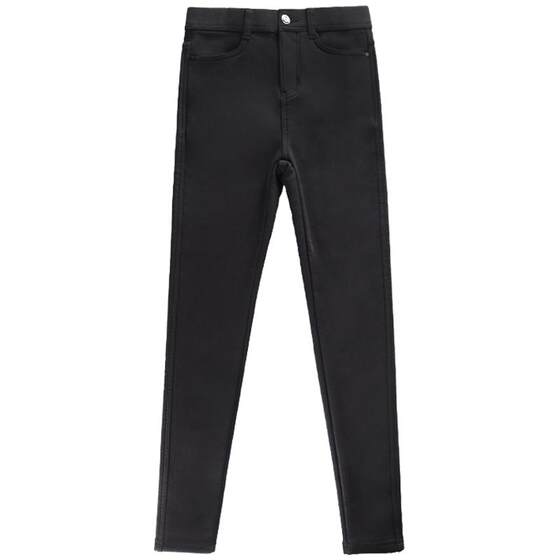 
Black leggings for women's outer wear 2026 new popular spring and autumn nine-point high-waisted tight-fitting thin pencil black pants for small feet