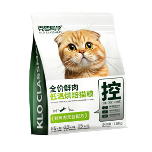 
Crowe low-temperature baking cat food adult cat kittens universal low-fat, non-oil staple food, low calcium, phosphorus, fresh meat, low sensitivity