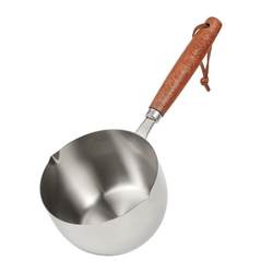 Kangbach food-grade stainless steel oil-splashing pot hot oil small pot multi-functional mini pot gas stove induction cooker universal