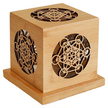 Crystal Energy Purification Box Peruvian Holy Wood Aromatherapy Furnace