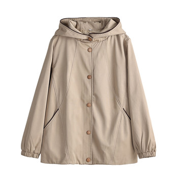 Women's clothing, spring outing clothes, versatile windbreaker and casual jacket
