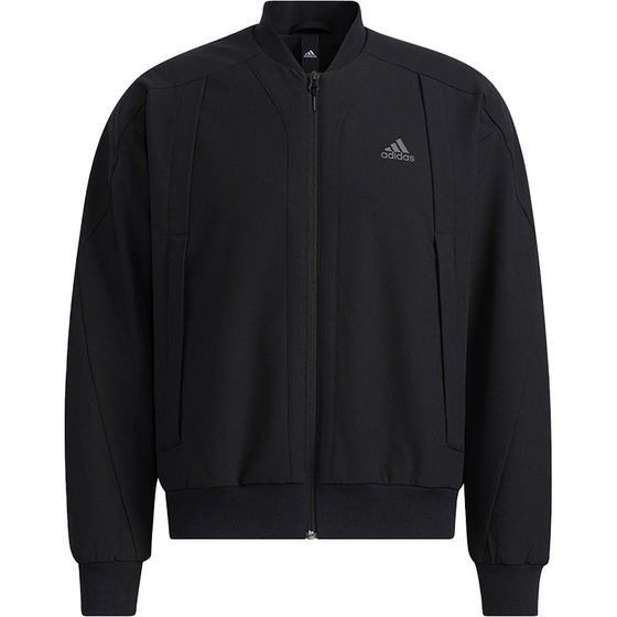 Adidas/Adidas official genuine men plus velvet stand -up standing neck comfortable sports jacket H38398
