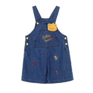 
Little O Bao children's clothing baby summer suit women's short-sleeved 2026 new style girls bear series foreign style t-shirt two-piece skirt