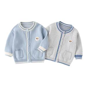
Betis baby coat sweater spring and autumn 2026 new male and female baby sweater tops children's cardigan