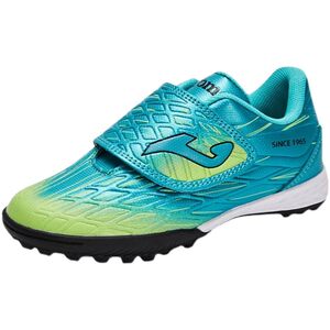 JOMA Homer Football Shoes Children's Adult Men and Women Grass Velcro Student Ultra Light Sports Shoes TF Broken Nails Anti-Slip