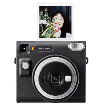 
Fuji Square Polaroid Camera Giving Cartoon Photo Paper