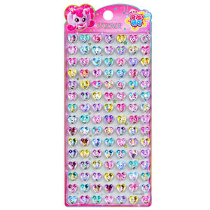 
Wonderful cute little nose three-dimensional diamond stickers cartoon love crystal gems children and girls reward stickers