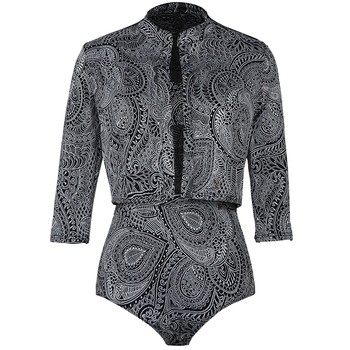 BE Fan De'an triangle split swimsuit retro new Chinese style