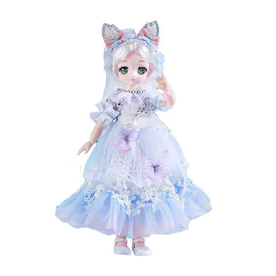 
30cm Doll Toy Girl Princess Bara Set Gift Box 2025 New Elsa Dress Up Doll Doll