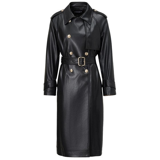 
[Same style as Jin Chen] FF Like Jacket 2025 Spring and Summer Women's Long Windbreaker Temperament Cool and Sassy Motorcycle Slim Commuting