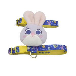 
Pet chest and back Animal City cat and dog I-shaped leash set small and medium-sized dog cartoon non-stop walking cat leash