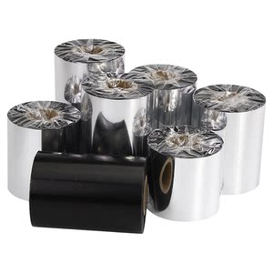 
Reinforced mixed-base wax-based ribbon roll 110x300m 100 90 80 70 60 50 40mm thermal transfer barcode label printer full resin water-washed copperplate label paper ribbon 30