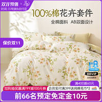 远梦新款家纺纯棉四件套