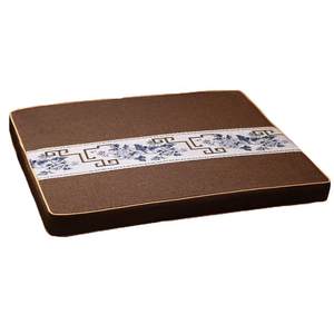 Redwood sofa cushion new Chinese chair cushion solid wood circle chair official hat chair table tea chair stool sponge seat customization
