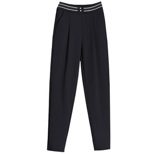 
Summer thin nine-point harem pants for women, high-waisted, large-size pants for fat mm, loose and slim, spring and autumn dad pants, carrot pants