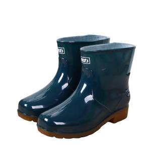 Shanghai Huili Water Shoes Men's Women's Beefoplashed Water Boot Short Wicker, wear -resistant anti -sliding, cotton gelatin shoes worked waterproof women's shoes
