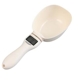 Cat grain, dog food spoon electronic weighing heavier metering spoon, cat, dog band scale feed spoon pet grain supplies
