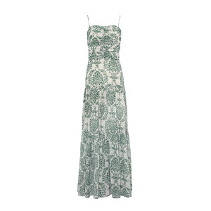Mai Xu Original <Qingluo> Bohemian Printed Chiffon Sling Dress Slimming Seaside Vacation Dress
