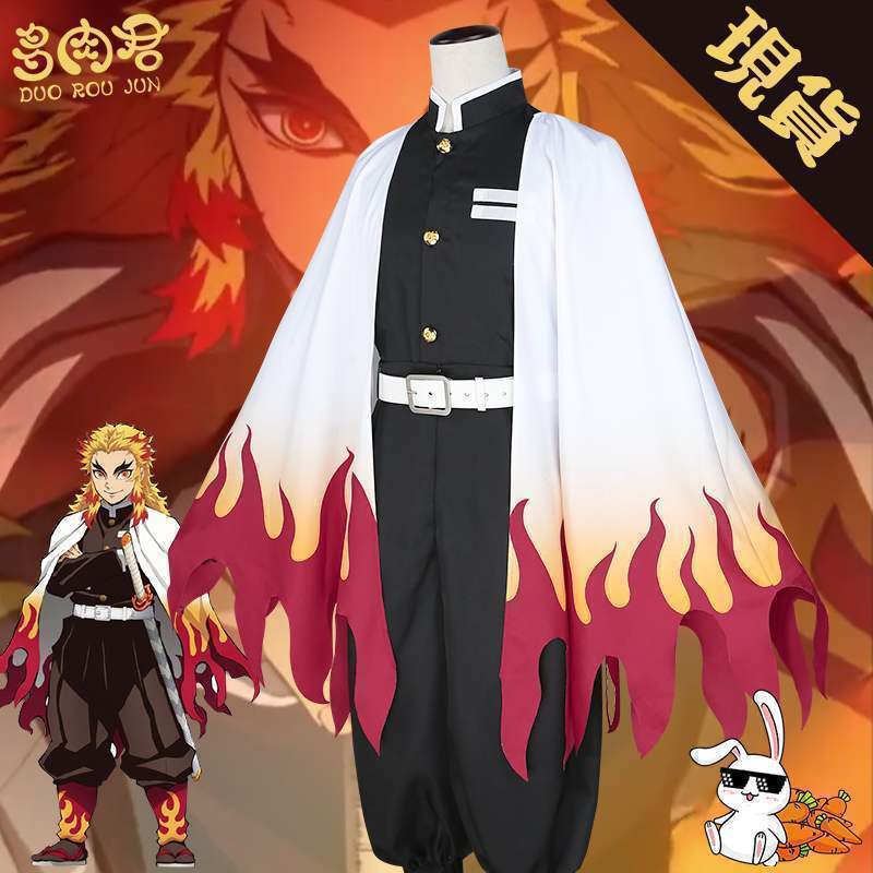 Demon Slayer : Kimetsu no Yaiba Kyojuro Rengoku Cosplay costumes ...