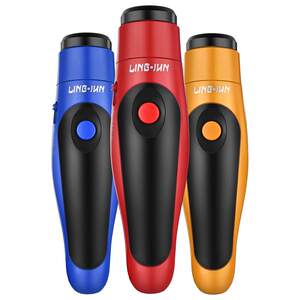 
Electronic whistle three-tone high decibel blue ball football match referee commander training electric super large whistle