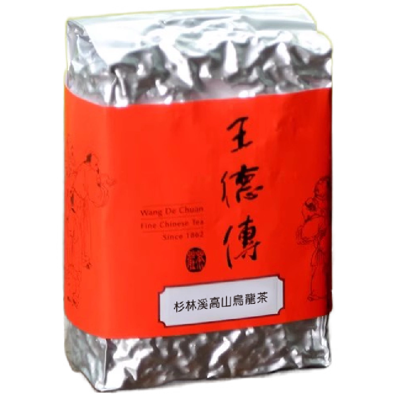 王德传台湾高山茶杉林溪乌龙茶150g袋装/罐装清新杉木香甘冽茶叶