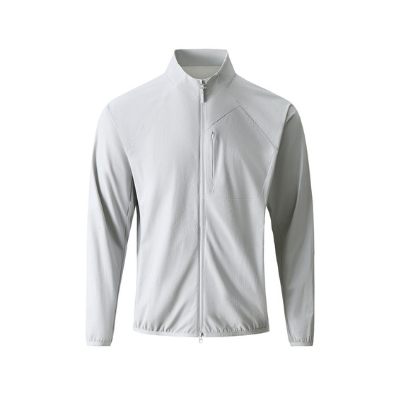 
Excellent quality, 3D cutting, laser punching, lightweight, cool and breathable, men's outdoor stand-up collar jacket