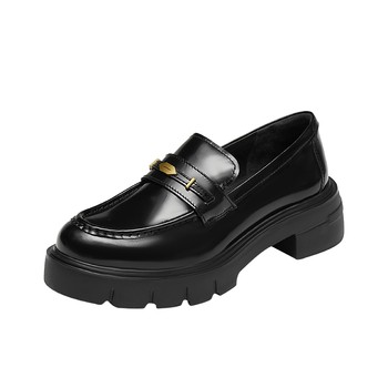 Earl Sigatu Autumn Leaf sports thick-soled loafers