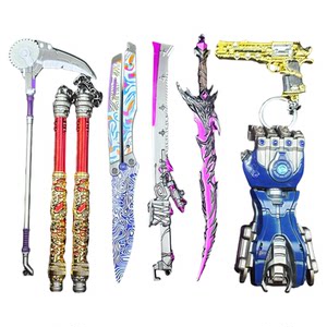 Peace Elite handed down weapons full set Shenlong nunchaku subway escape props metal toy model pendant