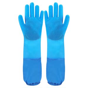 
Pet bathing gloves dog cat bathing artifact supplies dog scrubbing massage brush lengthening anti-scratch anti-bite