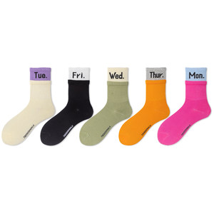 Socks, socks, socks Children, autumn and winter cotton cotton, cotton cotton, cotton, cotton cotton, wearing tide inspiration, color week sock socks, men's socks absorbing sweat