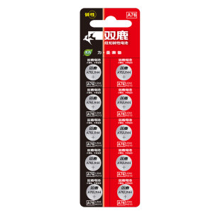 
Shuanglu LR44 button battery AG13 L1154 A76 357a 303 SR44 button battery suitable for 1.5V electronic watch toy remote control vernier caliper universal round