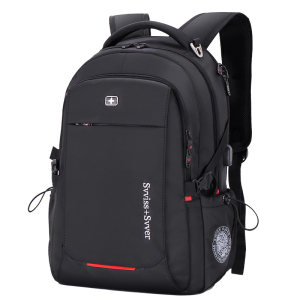 
Swiss Richie backpack for men business large capacity Swiss middle school students schoolbag women casual travel computer backpack