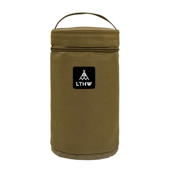 LTHW traveling outdoor high mountain flat gas tank storage Baoye portable anti -collision thick insulation card type furnace gas tank bag